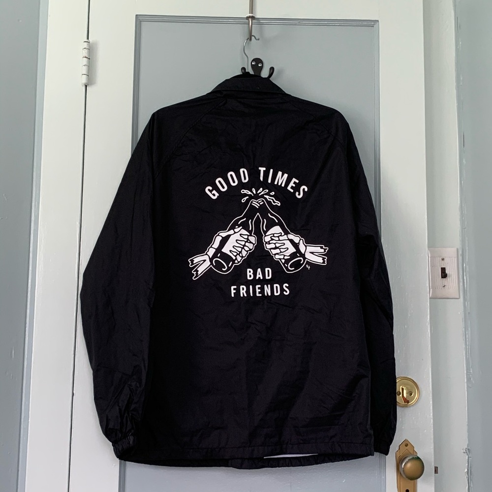 Sketchy Tank Windbreaker Coaches Jacket